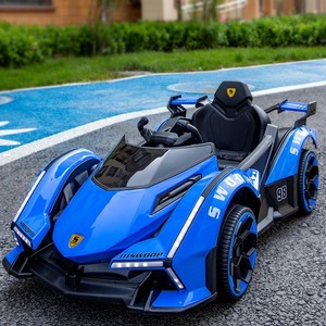 Nieuwe Luxe Elektrische Unisex Kinderen Ride-On Auto Remote Coole Sport Baby Auto Met Twee Stoelen Plastic Materiaal Verlichting Leeftijd 2-4 Jaar - Product Image 3