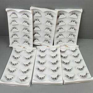 ขนตาปลอมแบบเส้นใยสังเคราะห์ 3 มิติ แบบหนาบาง ปรับแต่งได้สำหรับชุดขนตาปลอมแบบเต็มแถบ - Product Image 1