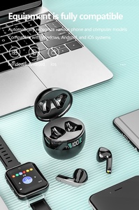 Casques sans fil mains libres Led casque à réduction de bruit de sport écouteurs intra-auriculaires de jeu Auriculares Tws écouteurs tactiles DX-27 - Product Image 6