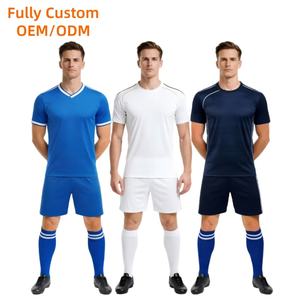 Conjuntos de Camisetas de Fútbol Transpirables, Uniformes de Fútbol Personalizados - Product Image 1