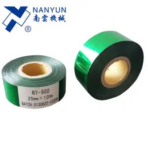 25 Mm * 200M Hot Stamping Codering Markering Folie Tape Voor HP241B Partij Lot Vervaldatum Nummer Datum Lint Afdrukken