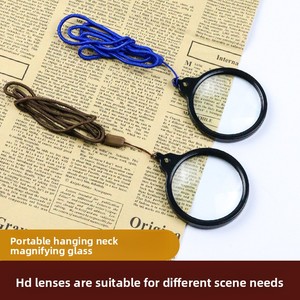 <span class=keywords><strong>Loupe</strong></span> suspendue de 60 mm pour personnes âgées, étudiants, enfants, style à suspendre au poitrail, <span class=keywords><strong>loupe</strong></span> portable avec cordon - Product Image 3