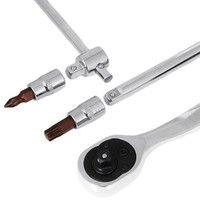 Embout hexagonal Torx de 1/4 de pouce en acier S2, embout de tournevis à dégagement rapide, finition anti-oxydation, porte-embout
