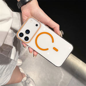 Funda Magnética Transparente para Teléfono Celular con <span class=keywords><strong>Carga</strong></span> Inalámbrica para <span class=keywords><strong>iPhone</strong></span> 17 Pro Max, Resistente a Golpes, Delgada, Protectora y Transparente - Product Image 4