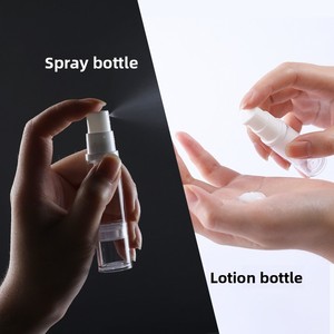 Botellas de Viaje Cilíndricas al Vacío con Bomba de Tubo Delgado, Pulverizador Transparente para Lociones, Sueros, Cosméticos, Botellas Vacías para Muestras - Product Image 4