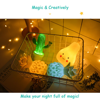 Lampe led d'intérieur alimentée par batterie pour chambre d'enfant, mignon pvc soleil lune étoile animal bébé veilleuse pour décoration de chambre d'enfant