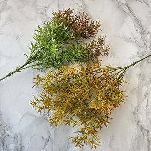 Rama Larga de Hojas de <span class=keywords><strong>Nandina</strong></span> Artificiales Multitono, Tallo de Vegetación Artificial, Decoración Rústica Estilo Wabi Sabi para Mesa, Florero, Venta al por Mayor - Product Image 5