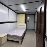 Maison conteneur à assemblage rapide, abri préfabriqué d'urgence pour la construction de logements post-catastrophe et dortoirs pour travailleurs