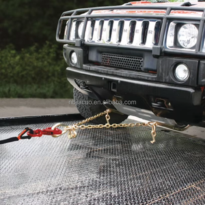 GYATSO G80 V цепь на уздечку 5/16 "X2 FT, транспортная буксировочная цепь для прицепа с 15-дюймовыми крючками и захватными крючками с 5400 Lbs WLL для платформы - Product Image 5