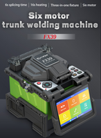 Komshine FX39 6S épisseuse de Fusion de fibre de chauffage avec 6 moteurs mise au point automatique FTTH utiliser la machine d'épissage de fibre optique