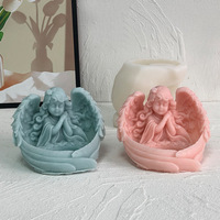 Moule en silicone résistant à la chaleur pour ailes d'ange, outils de pâtisserie DIY, pour boîte de rangement en résine, vente chaude
