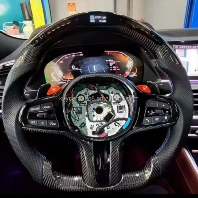 Custom Alcantara Carbon Fiber Steering Wheel for BMW G20 G29 Z4 G05 G01 G06 G38 G30 Led M Steering Wheel