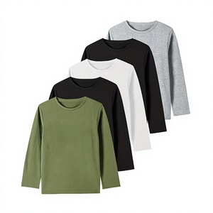 Camiseta de Manga Corta para Mujer, Cuello Redondo, Color Sólido, Tejida, 100% Algodón, Corte Regular, Casual, Ecológica, Verano, Verde Oliva, Negro, Blanco - Product Image 3