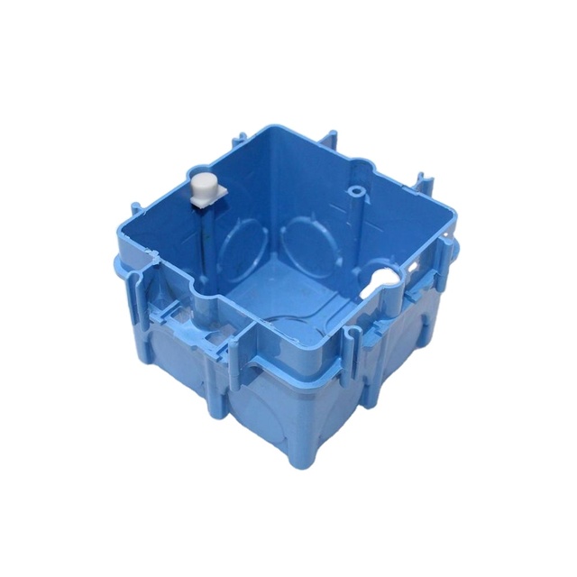 Junction Box Hot Selling Affordable French Switch Socket Bottom Box Blue square Distribution Switch Button Box