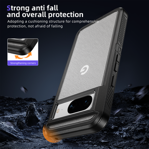 Fundas Resistentes para Teléfono Móvil 3 en 1 con Sensación de Piel, Antigolpes y a Prueba de Caídas para <span class=keywords><strong>Google</strong></span> Pixel 10 Pro, 10, 9 Pro, 9, 8 Pro, 8 - Product Image 5