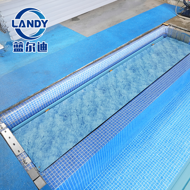 Plaque de recouvrement sous-marine argentée de 5 m pour fondation.