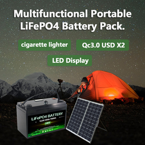 OEM ODM Power Station Simple Multifunctional Lifepo4 Camping <strong>Battery</strong> <strong>12V</strong> 60Ah with USB Cigarette Lighter for <strong>Solar</strong> - Product Image 2