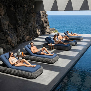 Moderno lusso corda lettini durevoli all'aperto per il tempo libero cortile parco <span class=keywords><strong>Hotel</strong></span> Villa camera da letto soggiorno piscina - Product Image 1