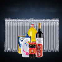 Sac de gonflage en plastique Transparent à bulles, protecteur de bouteille de vin, emballage à Air, sac de colonne gonflable pour protéger le vin fragile