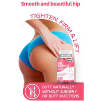 BBL Gummies Supplementen voor Heupen, Billen en Borsten Vergroting, Vrouwen Beautyproducten