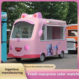 Chariot de restauration multifonctionnel pour <span class=keywords><strong>hamburgers</strong></span>, viande grillée, boissons froides, thé au lait, snacks électriques commerciaux - Product Image 2