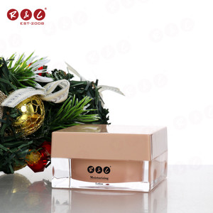 Clear Cream Plastic Jar With Lid Plastic Cosmetics Luxury Acrylic Empty Square Round Clear 2oz 4oz 30g Beauty Face Cream Acrylic Airtight Jar With Lids