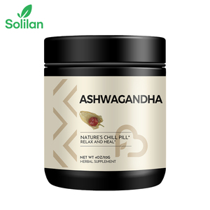 ผงสกัดรากอัชวกันดาออร์แกนิคธรรมชาติ <span class=keywords><strong>100</strong></span>% KSM 66 แบบบรรจุภัณฑ์ขนาดใหญ่ ช่วยเพิ่มความจำและปรับปรุงการนอนหลับ - Product Image 1