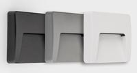 Lampe murale LED extérieure étanche IP65 en PC, carrée, 3W, de bonne qualité, pour jardin et escalier, à montage en surface, vente chaude