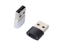 USB 2,0 Tipo C Hembra a USB a Macho Adaptador Convertidor Cargador Conector