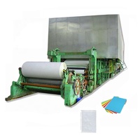 Máquina Automática para Fabricar Papel de Cultivo en Rollo Jumbo A4 Fourdrinier 15TPD 1575mm para Papel de Copia de Oficina