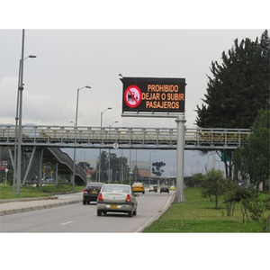 Panneau de signalisation routière LED à économie d'énergie pour autoroute, panneau à message variable, usine de panneaux de signalisation routière - Product Image 1