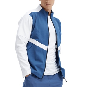 Chaqueta Bomber Ligera Personalizada para Hombre, de Poliéster, para Primavera y Otoño, con Bolsillos con Cremallera, Cortavientos - Product Image 4