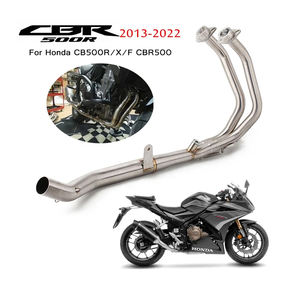 Modificación de silenciador de escape de motocicleta para Honda <span class=keywords><strong>CB500R</strong></span>/X/F CBR500 tubo medio de enlace de escape delantero de acero inoxidable - Product Image 1
