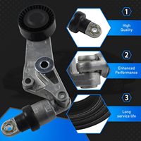 Serpentin-Antriebsriemen-Spannrollen-Kit für Toyota Corolla Matrix Pontiac Vibe MR2 Spyder Chevrolet Prizm 38286 166200W093