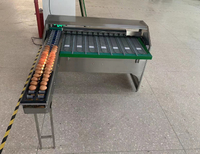 Machine de tri d'œufs automatique 4000 pièces/h, 218W 220V, en acier inoxydable, avec couvercle d'inspection lumineuse