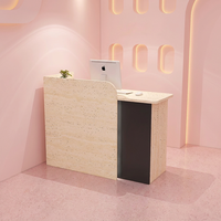 Bureau d'accueil en bois durable, design moderne, pour entreprise, bureau commercial