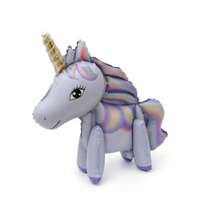 3D Assembled Thick Aluminum Foil Balloon Set Metallic Rainbow <strong>Unicorn</strong> Horse Kids' Birthday <strong>Parties</strong> Graduation Halloween Mother's - Product Image 6