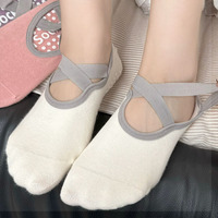 Chaussettes bateau en coton tricoté fin pour femme, invisibles, antidérapantes, pour yoga, pilates, sport et fitness, avec logo personnalisé, pour adulte