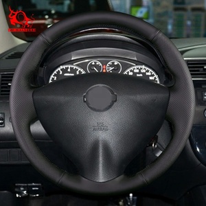 Funda de Cuero para <span class=keywords><strong>Volante</strong></span> Cosida a Mano de Alta Calidad para <span class=keywords><strong>Nissan</strong></span> <span class=keywords><strong>Versa</strong></span> Note Sedan Sentra Tiida 2015 - Product Image 5