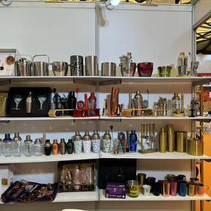 Camol Custom Cocktail Shaker Set barista Kit strumenti da Bar accessori fai da te in acciaio inox e vetro Shaker - Product Image 6