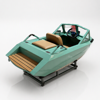 Mini jet ski en aluminium avec moteur électrique, embarcation de loisirs aquatiques inspirée des karts
