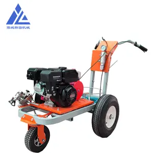 Hand push self propelled thermoplastic hot melt road line painting pavement equipment machine for sale