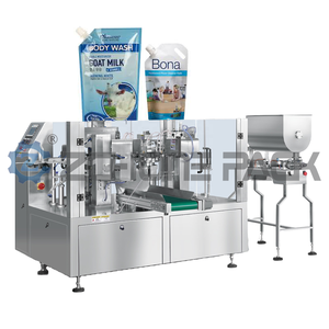 Cream, Cheese, Milk, Yogurt, Food Packaging Machine, Prefabricated Bag, <b>Suction</b> Nozzle Filling Cheese Packaging Machine - Product Image 1