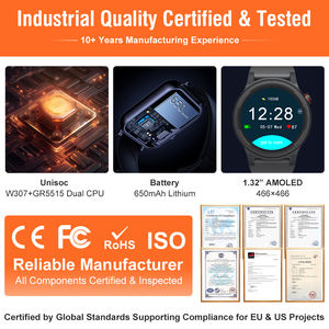 Fall Detection SOSアラームSMS通知機能付きWiFi GPS 4G対応スマートウォッチ屋外用 - Product Image 5