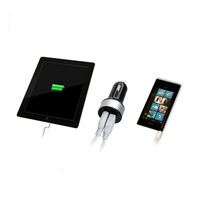 Chargeur de voiture USB rapide au prix d'usine, 12W 2A, charge rapide, adaptateur de voiture pour téléphone, pour iPhone 14Pro Max, ordinateur