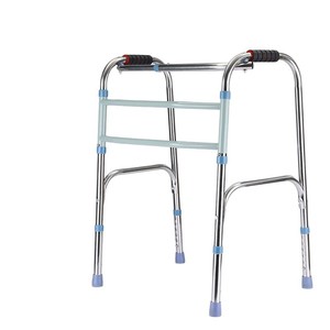 Hengshunhe <b>Walker</b> Stainless Steel 8-Level Height Adjustable For <b>Elderly</b> Rehabilitation Support - Product Image 3