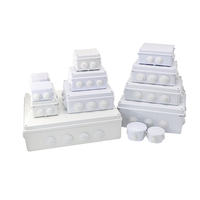 Szomk Abs boîte de projet de jonction électrique câble étanche à la poussière boîtier en plastique connexions boîte de commande avec prise en caoutchouc