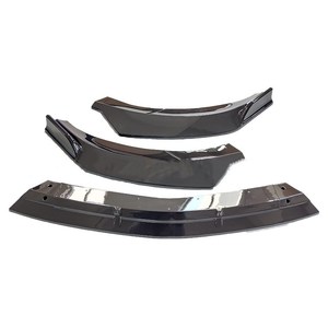 Parti del corpo labbro paraurti anteriore per 2012-2019 <span class=keywords><strong>Mercedes</strong></span> Benz classe <span class=keywords><strong>CLA</strong></span> W117 CLA200 3 pezzi stile ABS materiale anteriore Splitter Spoiler Lip - Product Image 1