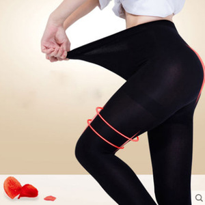 Women's 120D Opaque Pantyhose Solid Color Anti-Snag Base Layer Spring Autumn Wear - Product Image 3