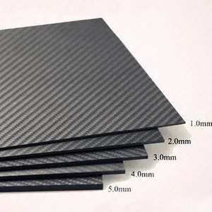 แผ่นคาร์บอนไฟเบอร์ 3K CNC น้ำหนักเบา สำหรับงานอุตสาหกรรม ลายตัน - Product Image 2
